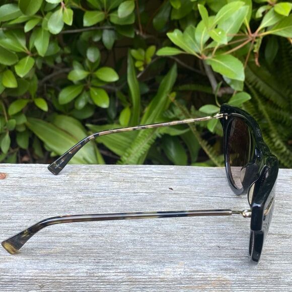 Women\'s Derek Lam Black Kim Sunglasses Oval Semi Cat Eye Summer Sun Beach main image 8